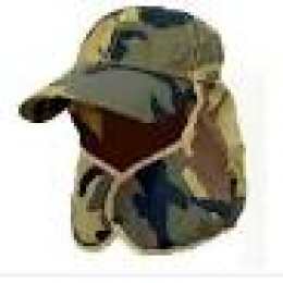 Boné Pescador Proteção BRD- Camuflado verde