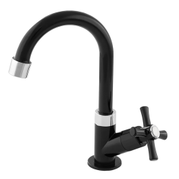 Torneira Lavatorio Mesa Gir 1/4V Preto GD-2060P Good