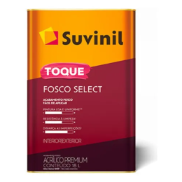 Tinta Toque Fosco Selelct Branco Neve 18 Litros Suvinil