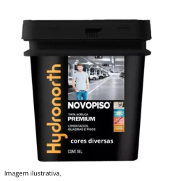 Tinta Piso Novopiso Vermelho 18L Hydronorth