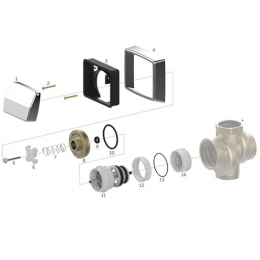 Kit Reparo Para Válvula de Descarga Hydra Max - BLUKIT
