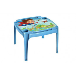 Mesa Infantil Azul com Label  - ARQPLAST