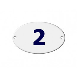 Numero 2 Residencial em Aluminio P/Caixa de Luz - BELMAR