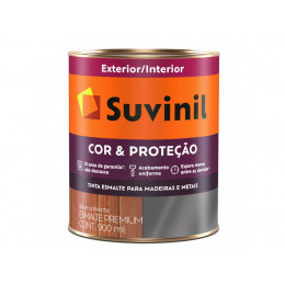 Tinta Esmalte Sintético Cor & Proteção Platina Brilhante 900ML - SUVINIL