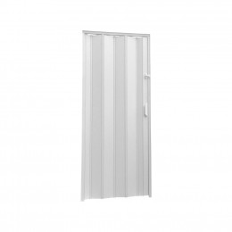 Porta Sanfonada PVC 90x210cm Branco Neve - PLASTILIT