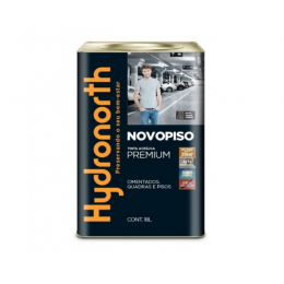 Tinta Acrílica Premium Novopiso 18L Fosco Marrom Barroco - HYDRONORTH