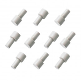 Suporte Pino Para Prateleira Branco 5mm Pacote 10 Pçs - SFORPLAST