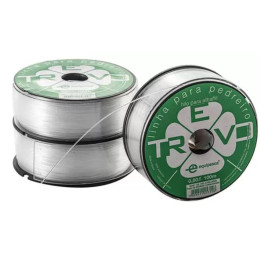 Linha de Nylon para Pedreiro Cristal 0,8mm x 100m - TREVO