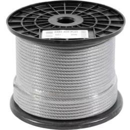 Cabo de Aço Plastificado Alma de Fibra 4,76 mm 3/16
