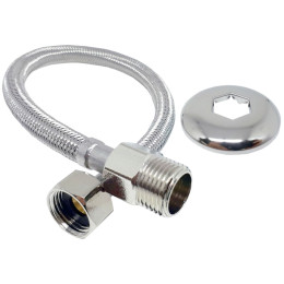 Engate flexivel inox 100CM 1/2