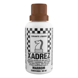 Corante liq - marrom xadrez