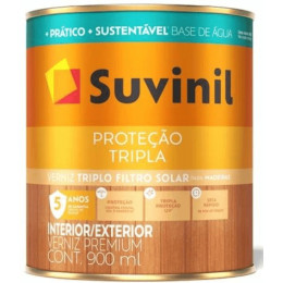 Verniz Brilhante Tripla Protecao 900ml Mogno - SUVINIL