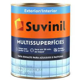 Tinta Multissuperfícies 900ml Branco Acetinado - SUVINIL