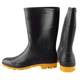 Bota Pvc Preto/Amarelo N°40 - GRENDENE