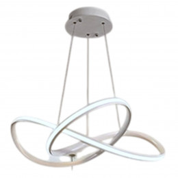 Luminaria Pendente Espacial Branco 33W 55Cm GOOD