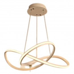 Luminaria Pendente Espacial Dourado 33W 55Cm GOOD