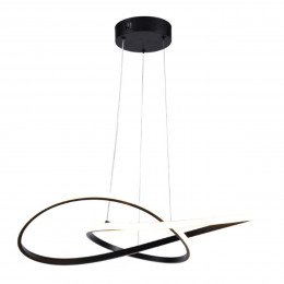 Luminaria Pendente Espacial Preto 33W 55Cm GOOD