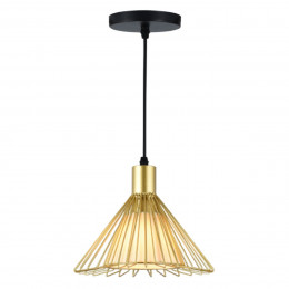 Luminaria Pendente Golden Cage 23Cm GOOD