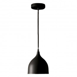 Luminaria Pendente Gota Preto 20Cm GOOD