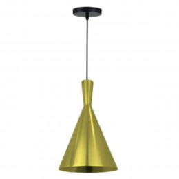 Luminaria Pendente Metalic Dourado 18Cm GOOD