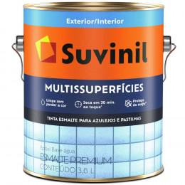 Tinta Esmalte Multissuperfícies 3,6L Branco Acetinado - SUVINIL