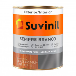 Tinta Esmalte Sintético Sempre Branco Brilhante 900 ML - SUVINIL