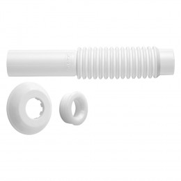 Tubo De Ligacao Ajustavel Branco  290403 - BLUKIT