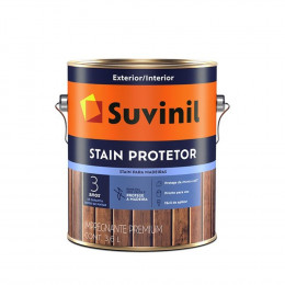 Verniz Acetinado Stain Protetor 3.6l Mogno - SUVINIL