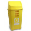 Lixeira Basculante 50L Amarela - PLASVALE - 1