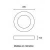 Luminária Led Cabinet 2W 6500K Branca - BLUMENAU - 2