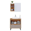 Armário kit Belmont Connect cor connect e freijo 80cm Balcony - 2