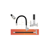 Torneira Cozinha  Parede flex 1/4 V Slim Cromada/Preto Good - 3