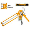 Pistola aplicador silicone 9'' alta pressao hcg1709 INGCO - 3