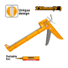 Pistola aplicador silicone 9'' HCG1809 INGCO - 3