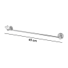 Kit Acessórios para Banheiro Stander 6600 5 Peças - AGUIA METAIS - 1