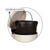 Lixeira de Inox com Pedal 5l Vintage Ivory - GOOD - 3