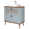 Armario de banheiro  kit veneto pistache/frejo 60cm MGM - 1