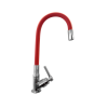 Torneira Cozinha Flexivel 1/4"V Slim Gourmet Cromada/Vermelha - GOOD - 3