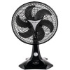 Ventilador Mesa Turbo 6P 30 Cm 127V Preto Britânia - 2