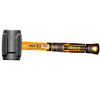 Martelo Borracha 450g Preto INGCO - 1