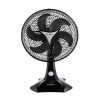 Ventilador Mesa Turbo 6P 30 Cm 127V Preto Britânia - 1