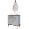 Armario de banheiro  kit veneto pistache/frejo 60cm MGM - 3