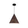 Luminaria Pendente Cone Imbuia 30cm GOOD - 1