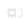 Caixa Sobrepor 2 Pos  57303002 Br Liz Tramontina - 3