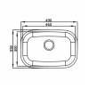 Cuba inox emb -n1 135x300x460mm s/pol GHELPLUS - 2