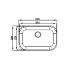 Cuba inox emb - n2 135x350x560mm s/pol GHELP - 2