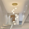 Lustre Bola Ouro 40x150Cm GOOD - 2