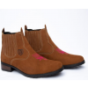 Bota Nobuck Sela 829 Bordado rosa n39 BL - 1