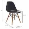 Cadeira GD EAMES Eiffel PP638 PR GOOD - 2