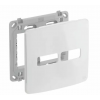 Placa de Tomada Branca 2 Posiçoes e Suporte Compose 4x4 - WEG - 1